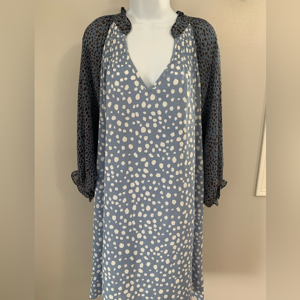 NWT Umgee Blue, White and Black Dress